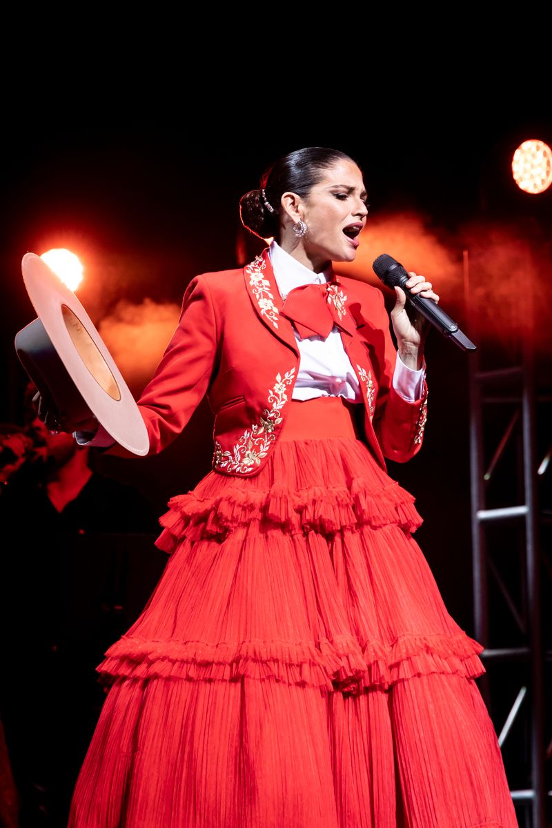 Natalia Jiménez performs during her Antologia Natalia Jimenez 20 Años Tour in Miami, Florida