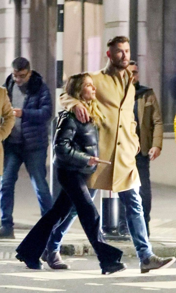 Chris Hemsworth and Elsa Pataky in London