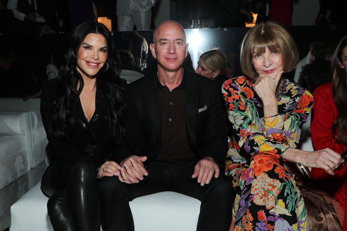 The three have been friends for years now, with Bezos collaborating with the Met Gala in the past