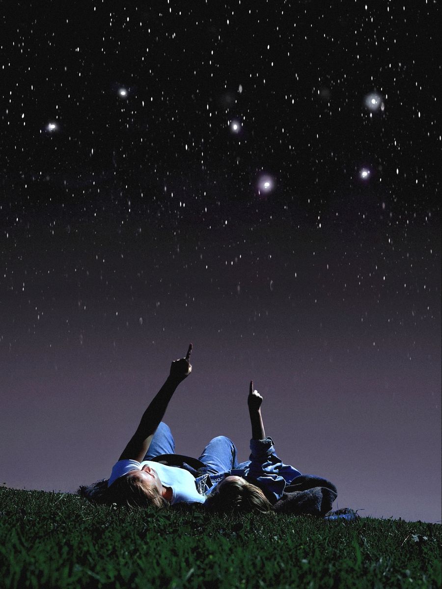 The goal is to absorb the beauty of the night sky and experience a sense of calm, perspective, and wonder.