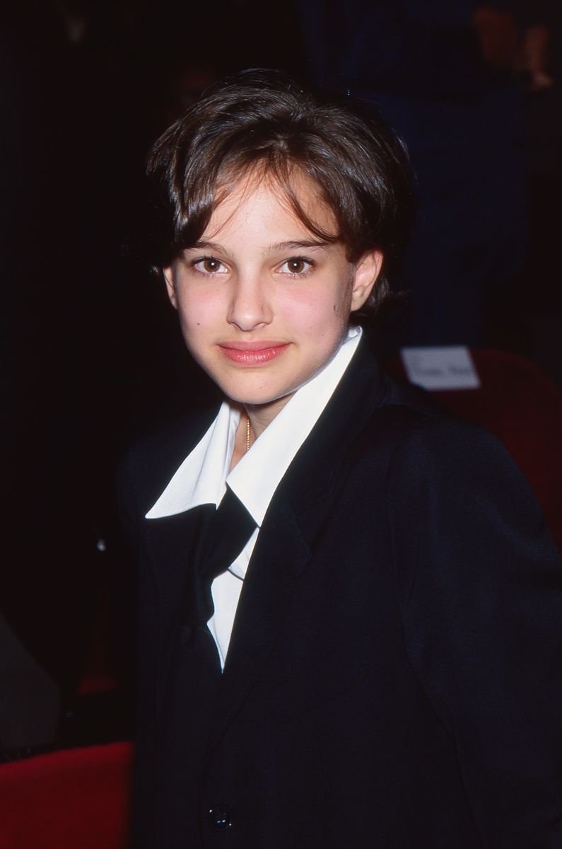 Natalie Portman attends the Premiere of 'Leon' in 1994