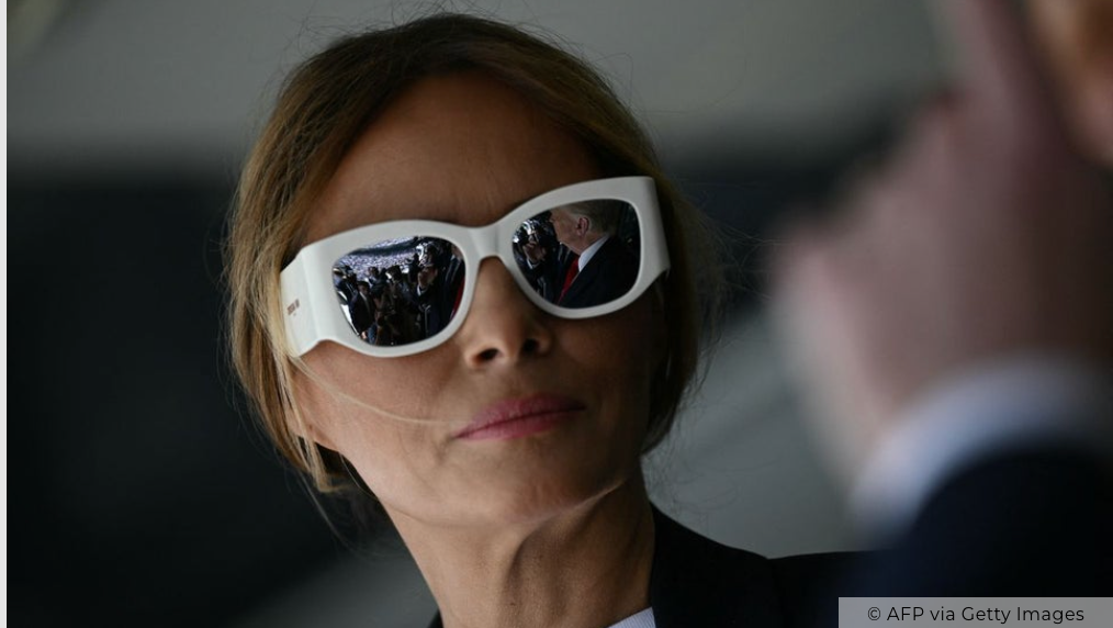 Melania’s Oversized Dior sunglasses were the real headline at the 2025 FIFA Club World Cup final football match between England's Chelsea and France's Paris Saint-Germain