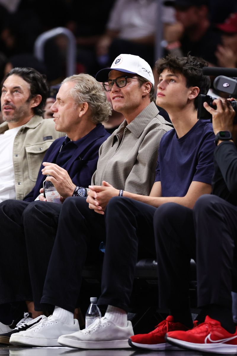 Tom Brady and 18-year-old son Jack show off striking resemblance at ...