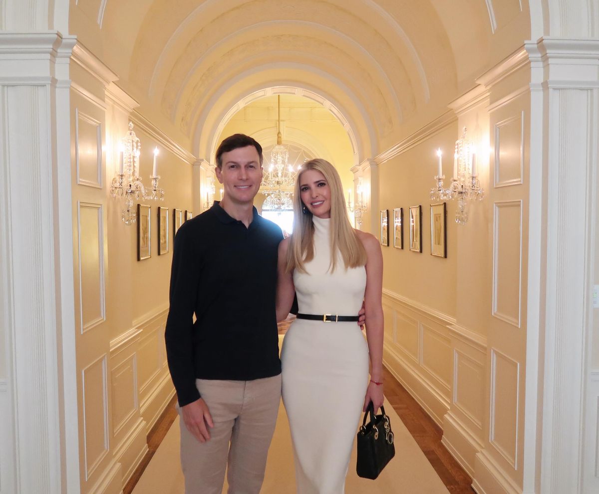 A picture-perfect moment for Ivanka Trump and Jared Kushner.