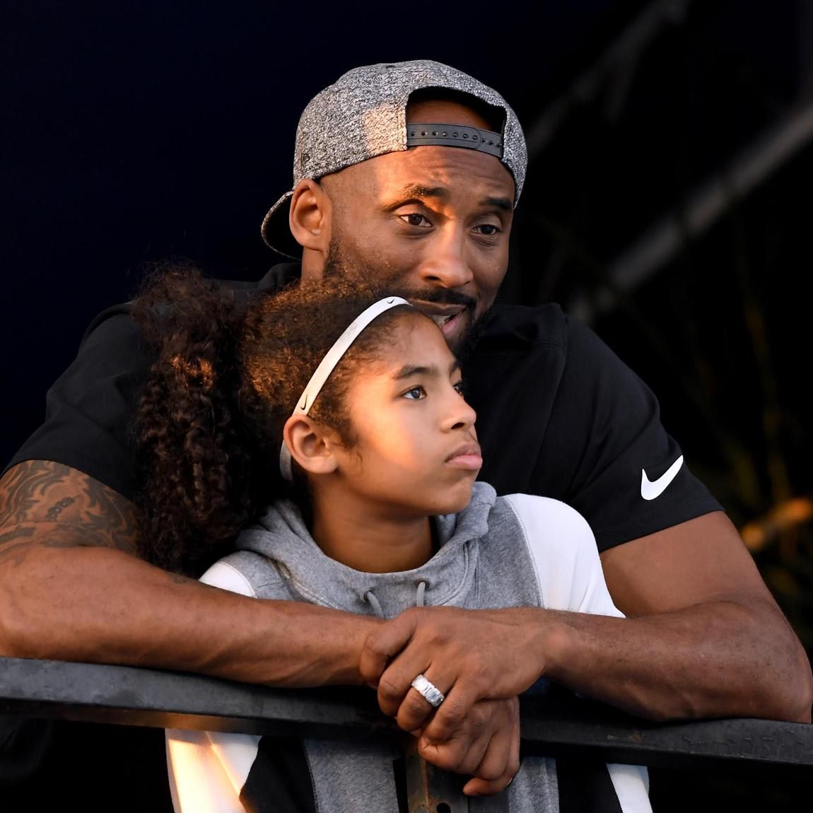 Gigi Bryant and Kobe Bryant