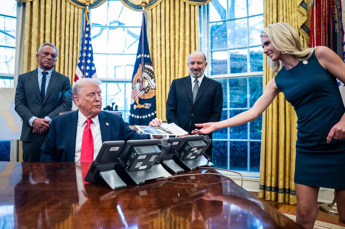 President Trump’s working relationship with Natalie Harp has faced increased media scrutiny in recent months.