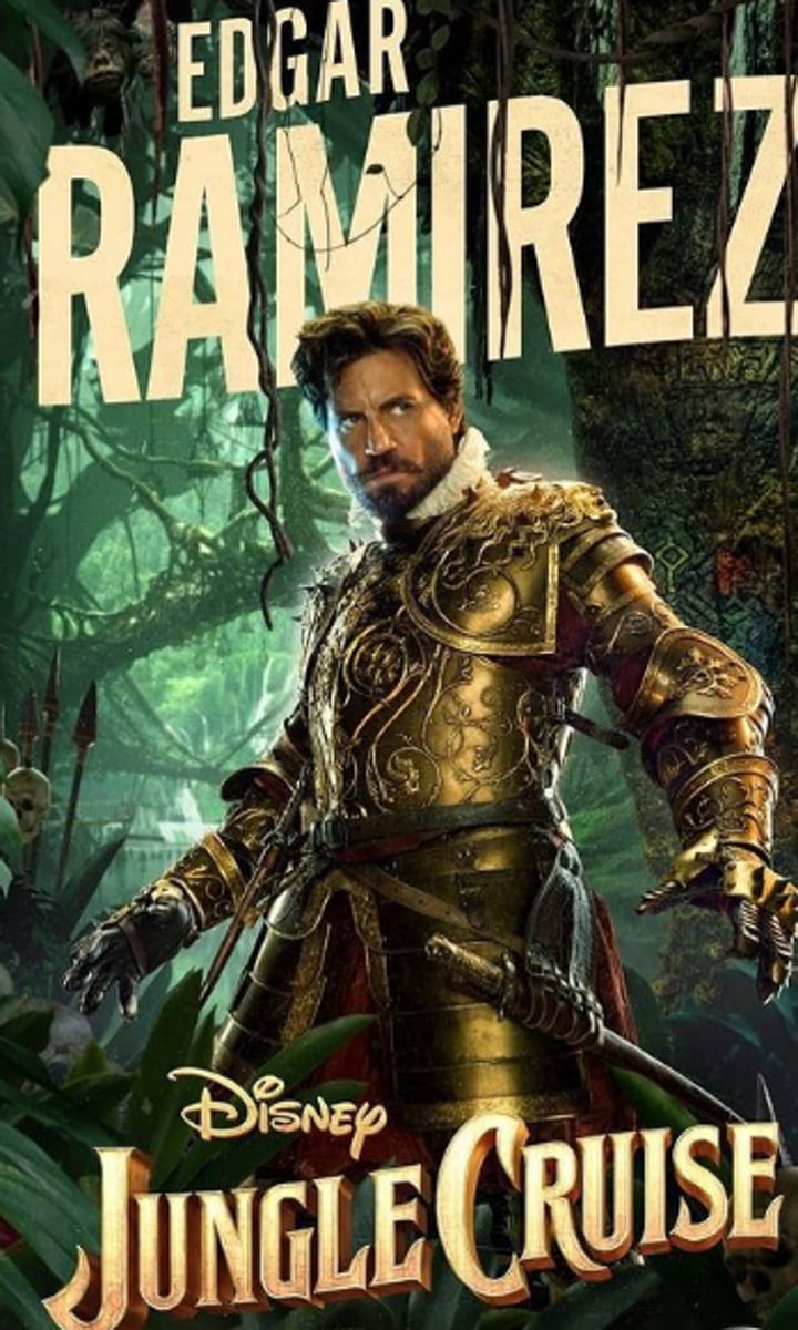 Edgar Ramirez Jungle Cruise poster
