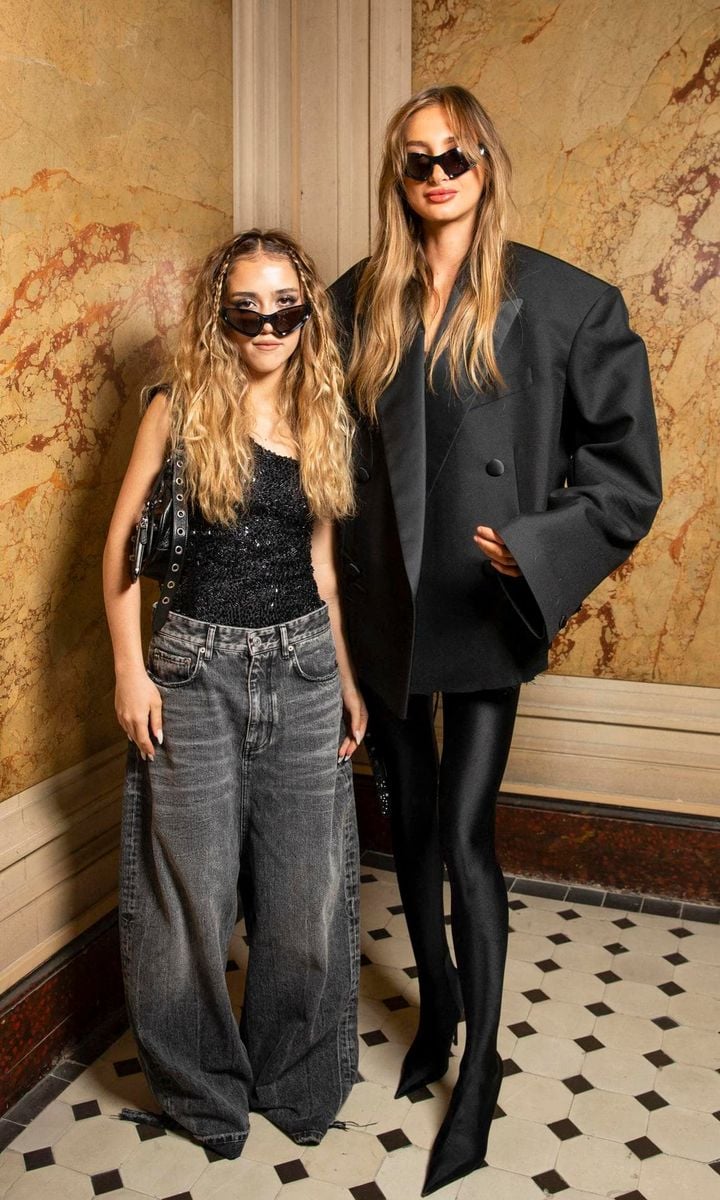 Valentina Paloma Pinault (Salma Hayek's daughter) and her step sister, Mathilde Pinault