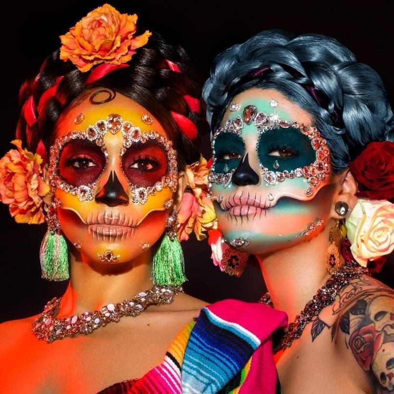 Melt Cosmetics Day of the Dead makeup