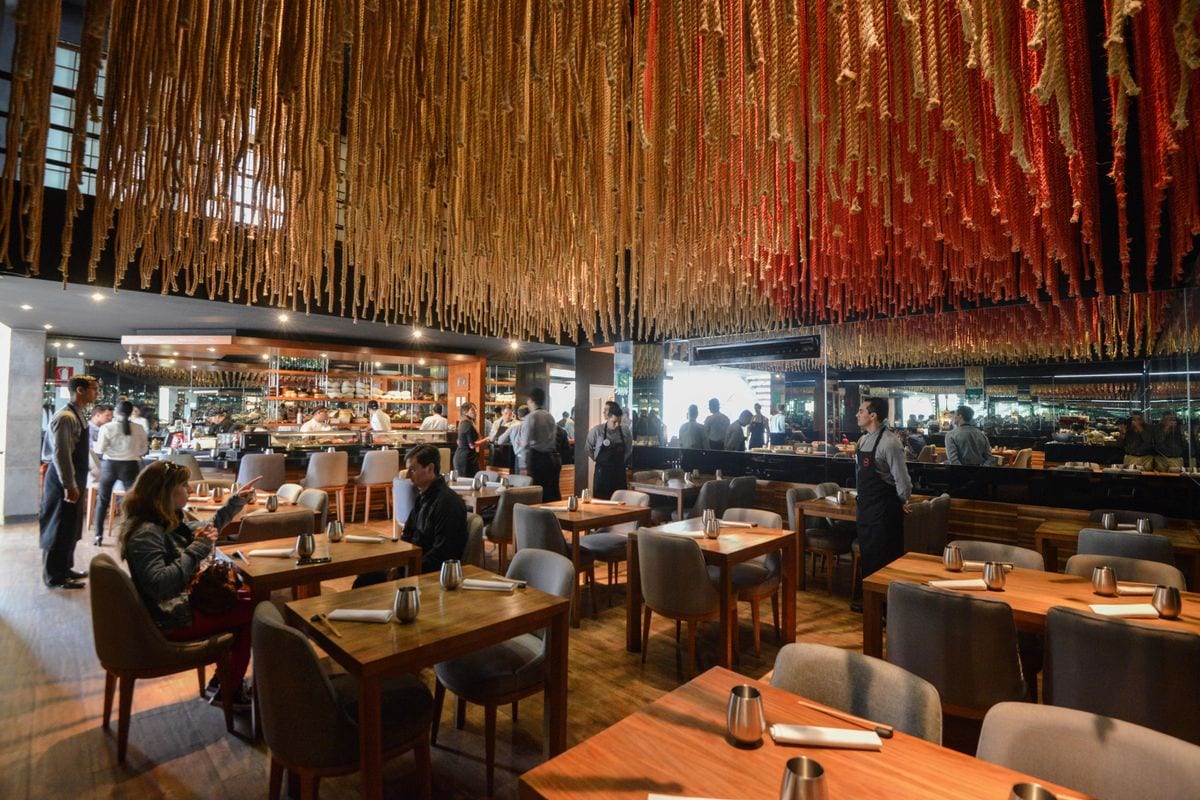View of the Maido high-cuisine restaurant, opened by Peruvian Nikkei chef Mitsuharu Tsumura, known as Misho, in Lima on June 17, 2016.
