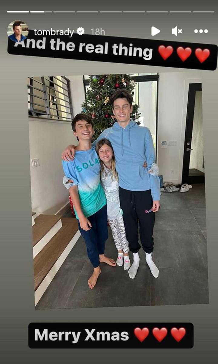 Tom Brady and his kids