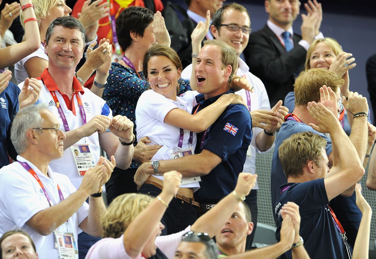 Prince William (pictured at the 2012 Olympics) revealed that he did not attend the Paris Olympics because he did not want to risk bringing COVID home while his wife was undergoing chemotherapy