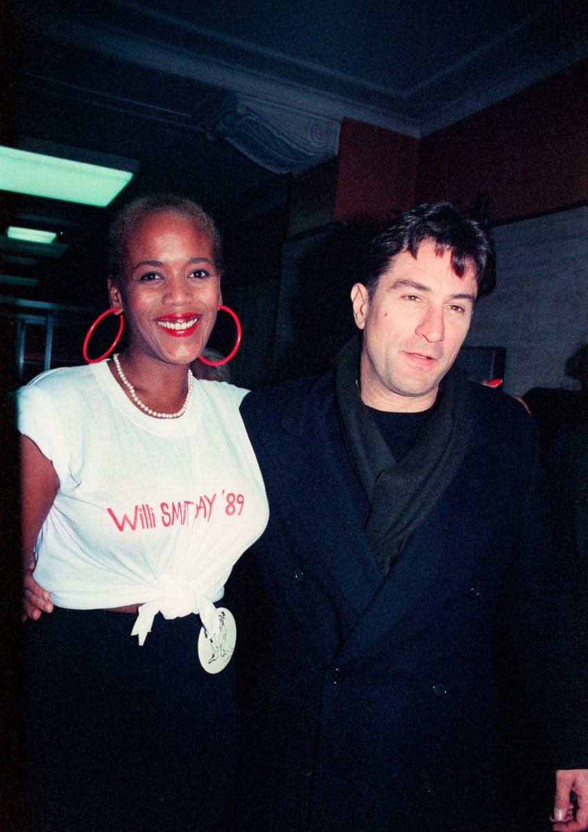 Robert De Niro and Toukie Smith circa 1990