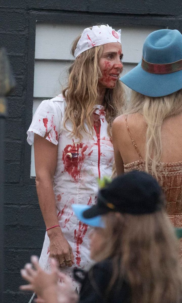 Elsa Pataky goes trick or treating in Australia