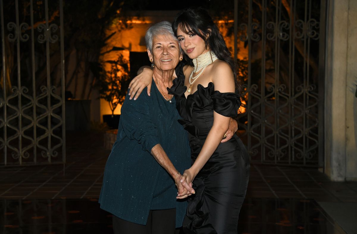 Mercedes Rodriguez and Camila Cabello attend the 5th Annual Dia De Muertos Gala.