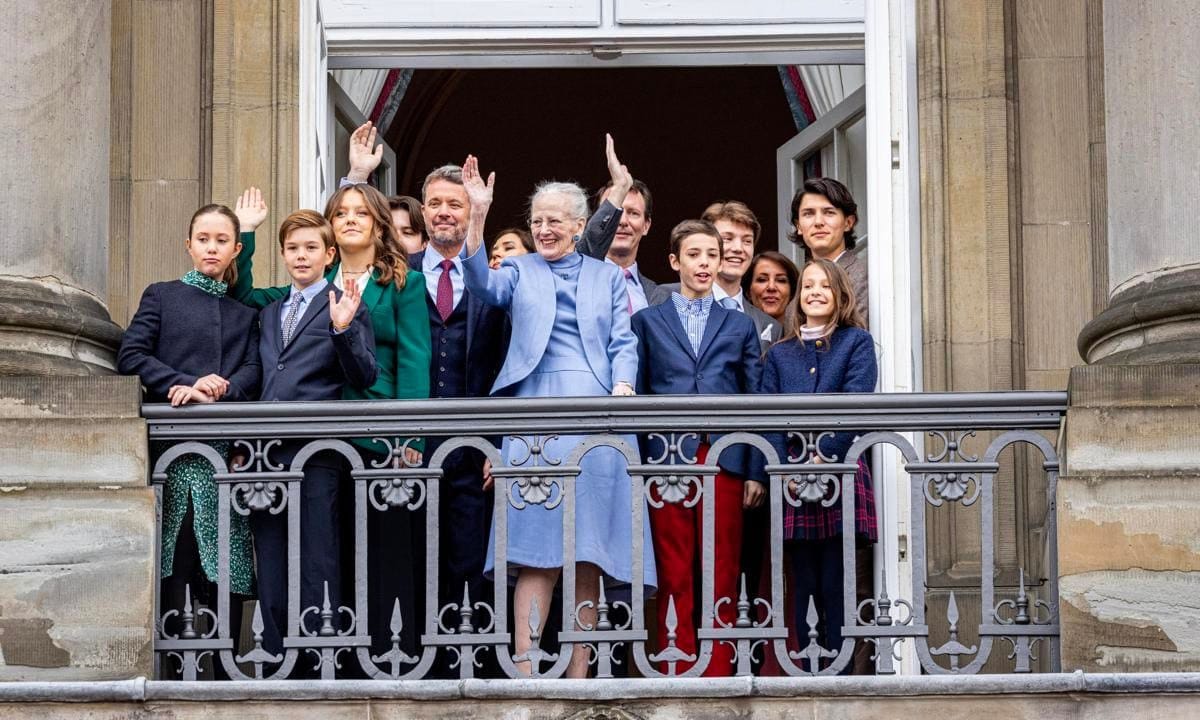 Queen Margrethe celebrated her 83rd birthday with her family on April 16