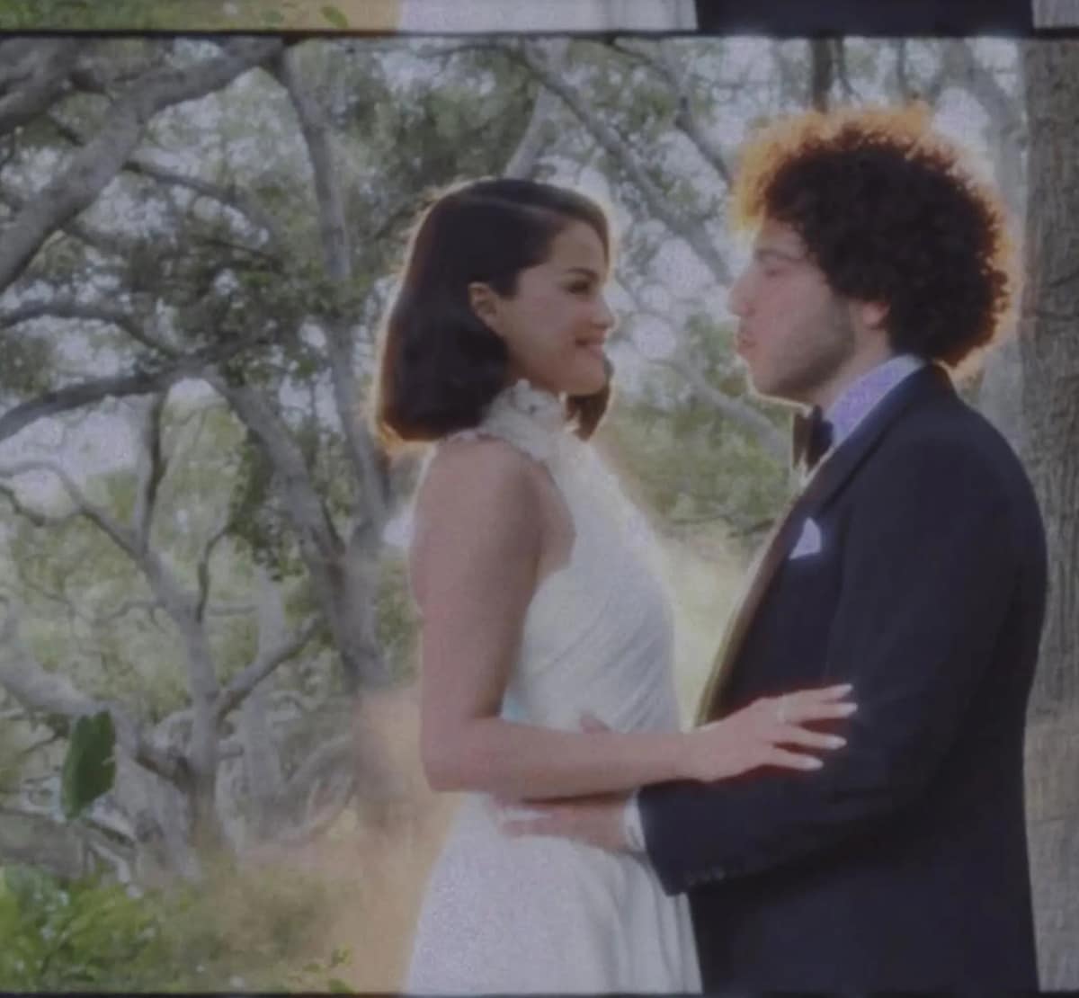Selena Gomez and Benny Blanco at their wedding
