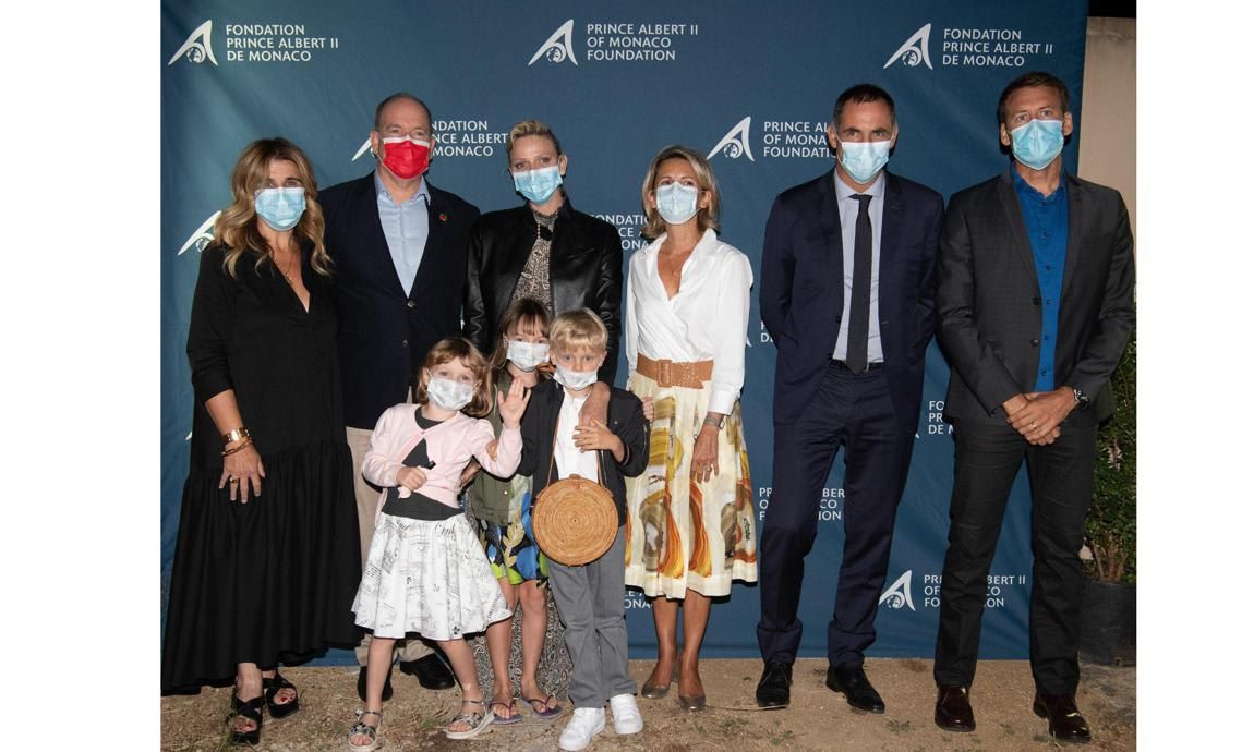 The royal family stepped out wearing face masks on Sept. 1