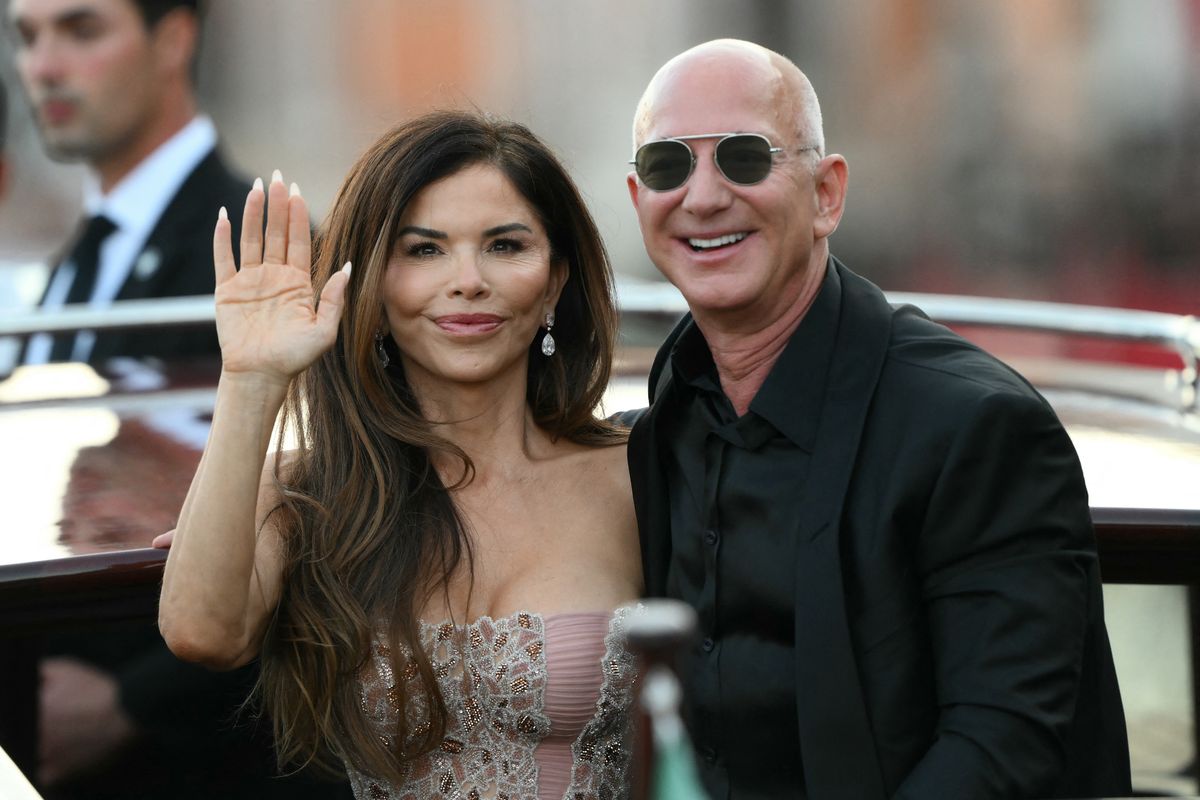 Sanchez and Bezos got married last weekend