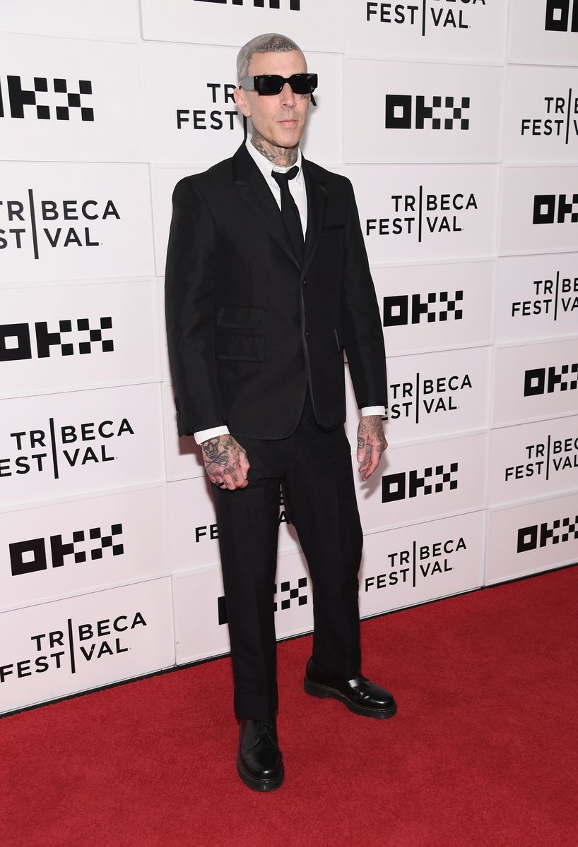 Travis Barker attends the "Travis Barker: Louder Than Fear" Premiere during the 2026 Tribeca Festival at Spring Studios on June 13, 2026 in New York