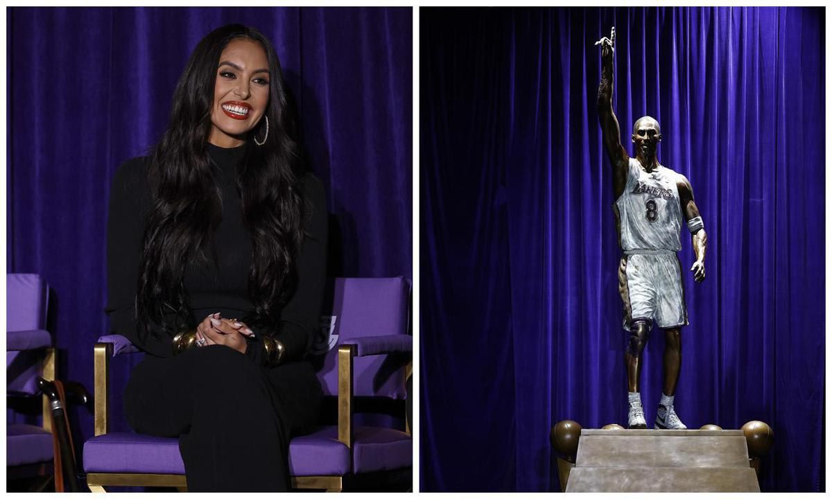 Vanessa Bryant and her daughters unveil impressive Kobe Bryant memorial statue
