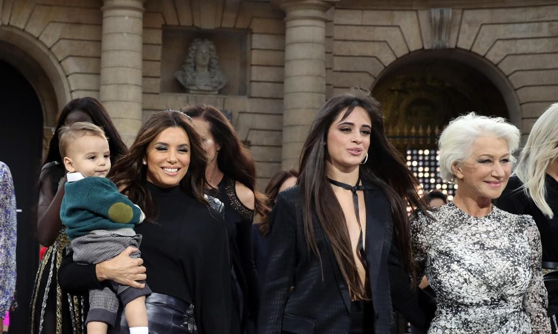 Eva Longoria, Santiago Baston, Camila Cabello and Helen Mirren
