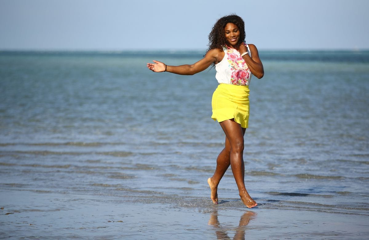  Serena is modeling something more powerful than a trophy, but the beauty of resilience, the courage to adapt, and the freedom to love yourself through every change. 