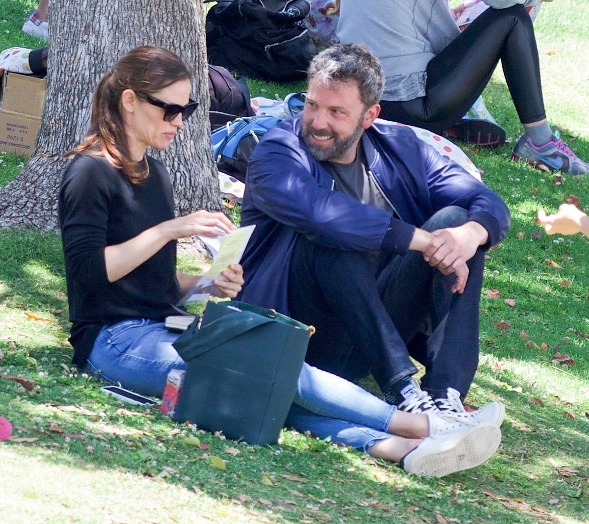 Jennifer Garner and Ben Affleck are seen on June 02, 2018 in Los Angeles