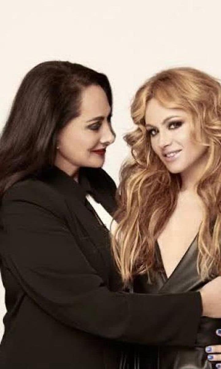 Paulina Rubio y su mamá