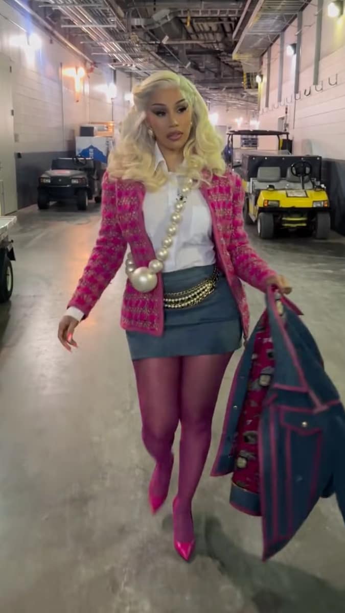 Cardi B’s Chanel game day look rewrites WAG style