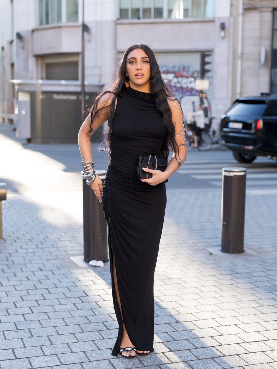Lourdes Leon attends "Le Vestiaire des Parfums" Yves Saint Laurent dinner on July 08, 2025 in Paris, France. (Photo by Arnold Jerocki/GC Images) 