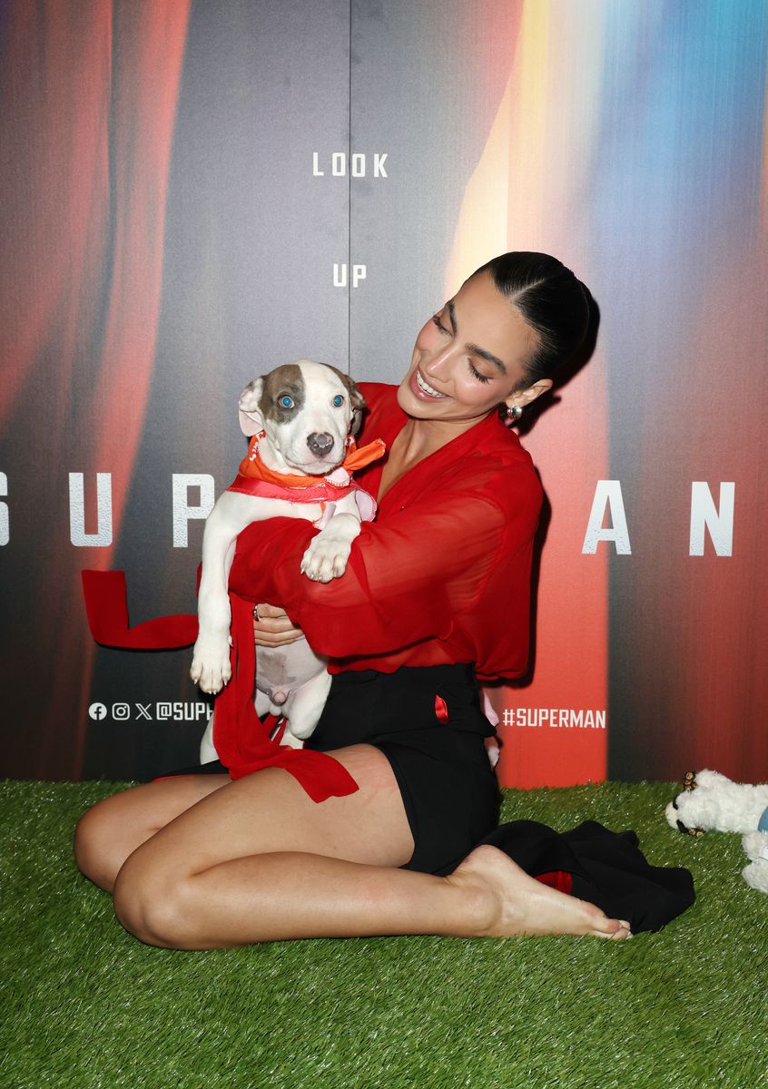 Maria Gabriela De Faria attends as she hosts a "Superman" special screening at Silverspot Cinema Downtown Miami on July 9, 2025 in Miami, Florida. (Photo by Alexander Tamargo/Getty Images)