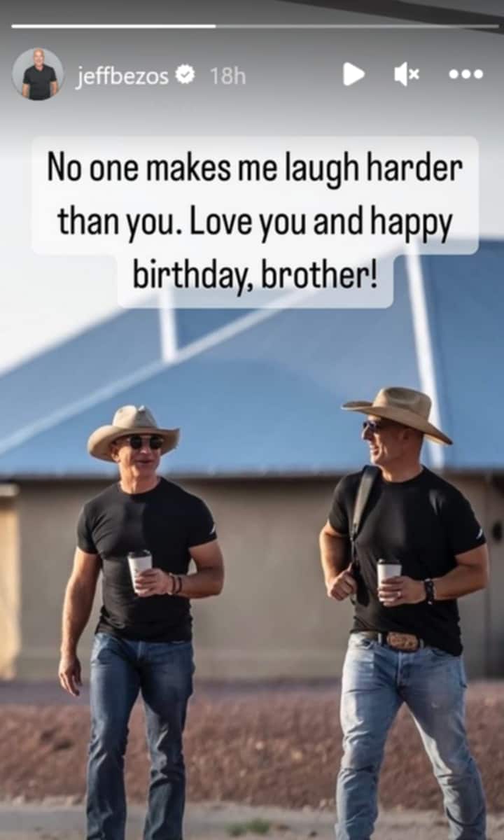 Jeff Bezos and his brother Mark