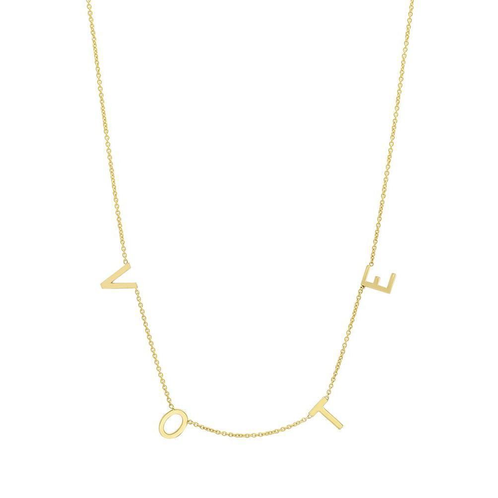 The former first lady's necklace retails for $405