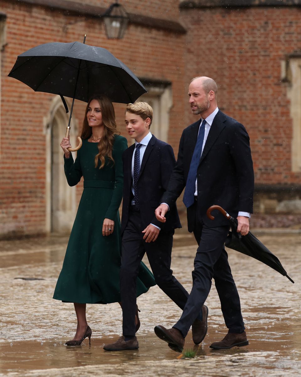 Kate and William escorted their son on his first day of school
