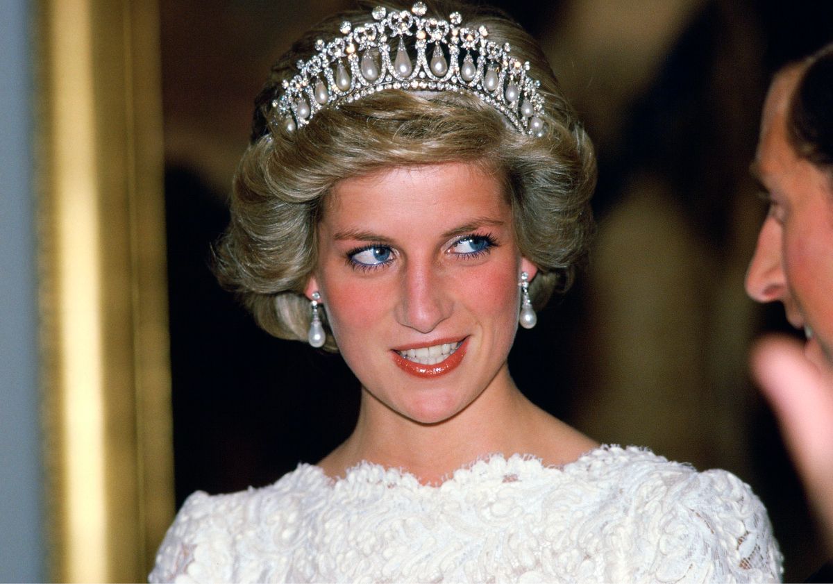 The Princess during a visit to the British Embassy in Wales