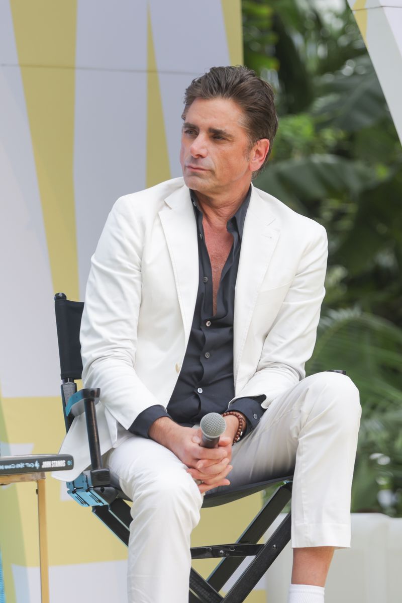 Actor/author John Stamos attends the Tribeca Storytellers: John Stamos at the Tribeca Music Lounge during Art Basel Miami Beach at Miami Beach Botanical Garden on December 08, 2023 in Miami Beach, Florida. (Photo by Mireya Acierto/Getty Images)