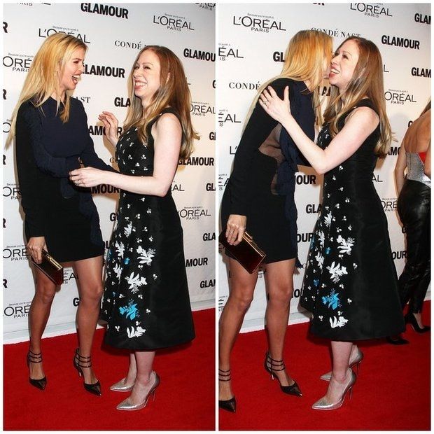 In an interview with 20/20 before President Trump's inauguration in 2017, 36-year-old Ivanka called Chelsea a "very good friend".
Photos: Getty Images