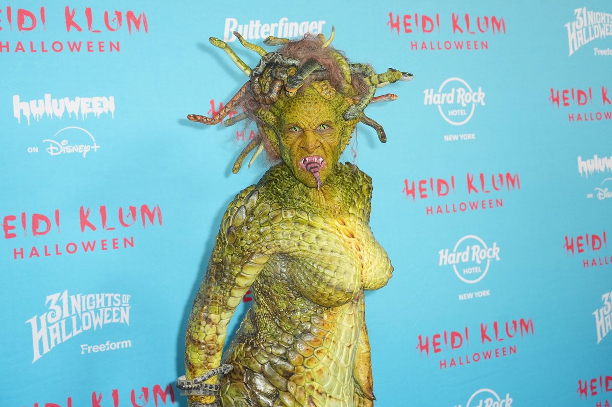 Heidi Klum brings Medusa to life at 2025 Halloween party: complete with snakes and fangs