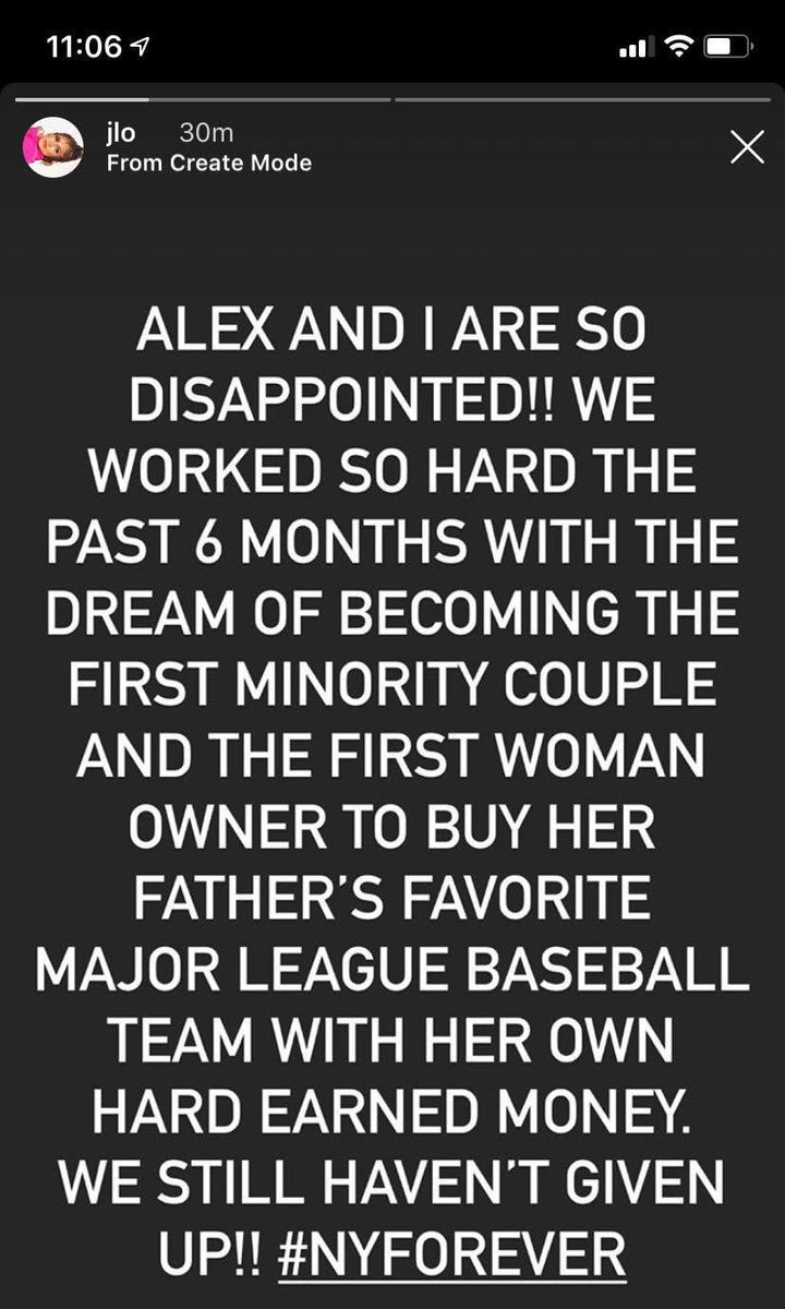 Jennifer Lopez and Alex Rodriguez withdraw from NY Mets bidding