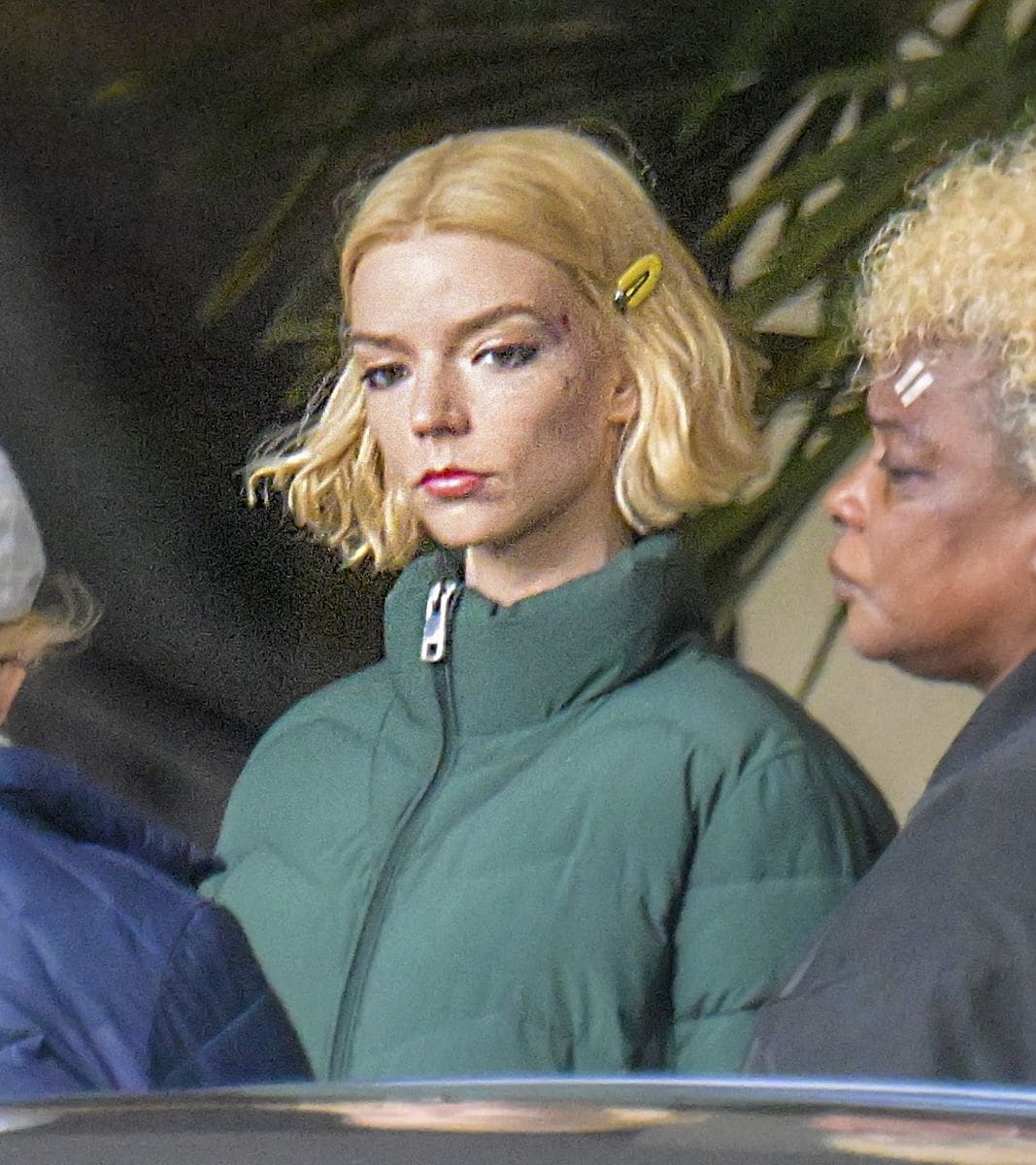 Anya Taylor-Joy films 'Lucky' in Downtown Los Angeles with Aunjanue Ellis-Taylor. 