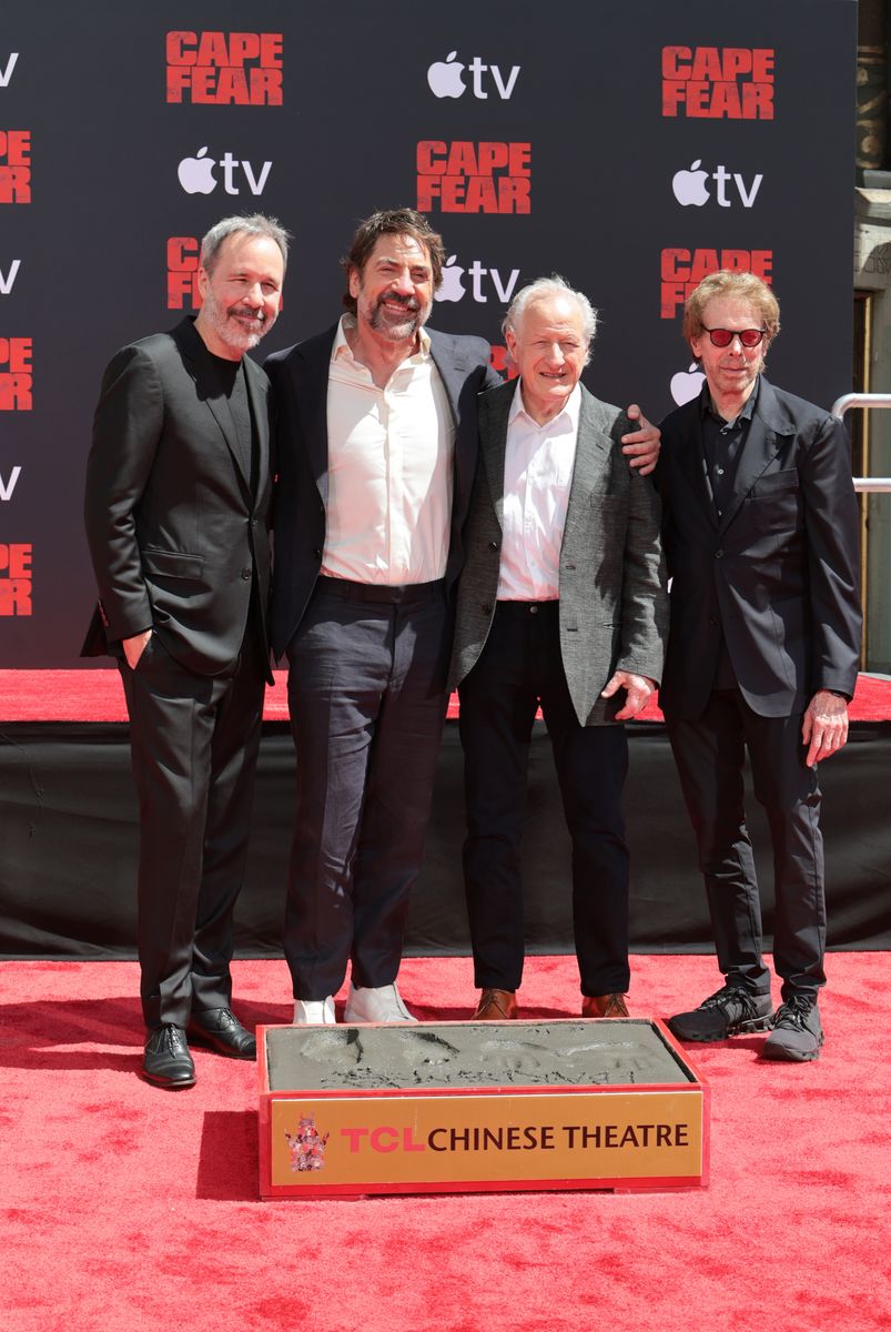 Denis Villeneuve, Michael Mann, and Jerry Bruckheimer joined Bardem in celebrating the milestone ceremony.