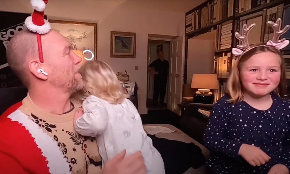Mike is a father to daughters Lena and Mia Tindall