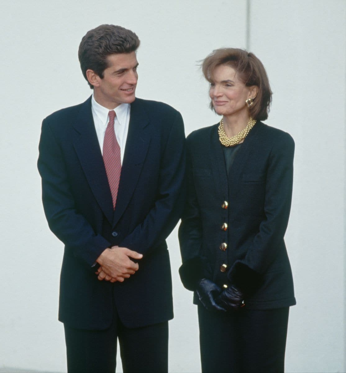 Jackie Kennedy at the opening of J.F.K. Library in Boston.