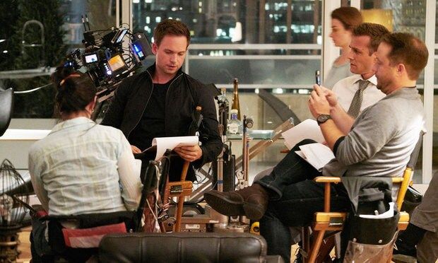 Patrick behind-the-scenes of his fourth time directing the show.
Photo: Ian Watson/ USA Network