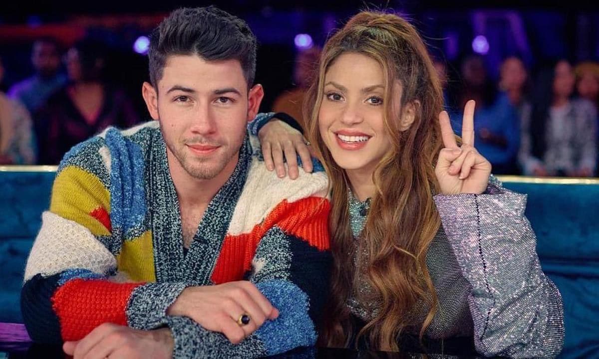Shakira and Nick Jonas