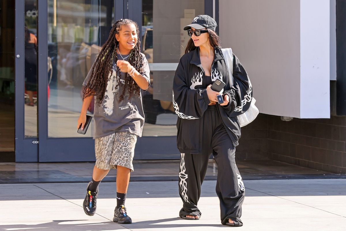 Kim Kardashian and North West
