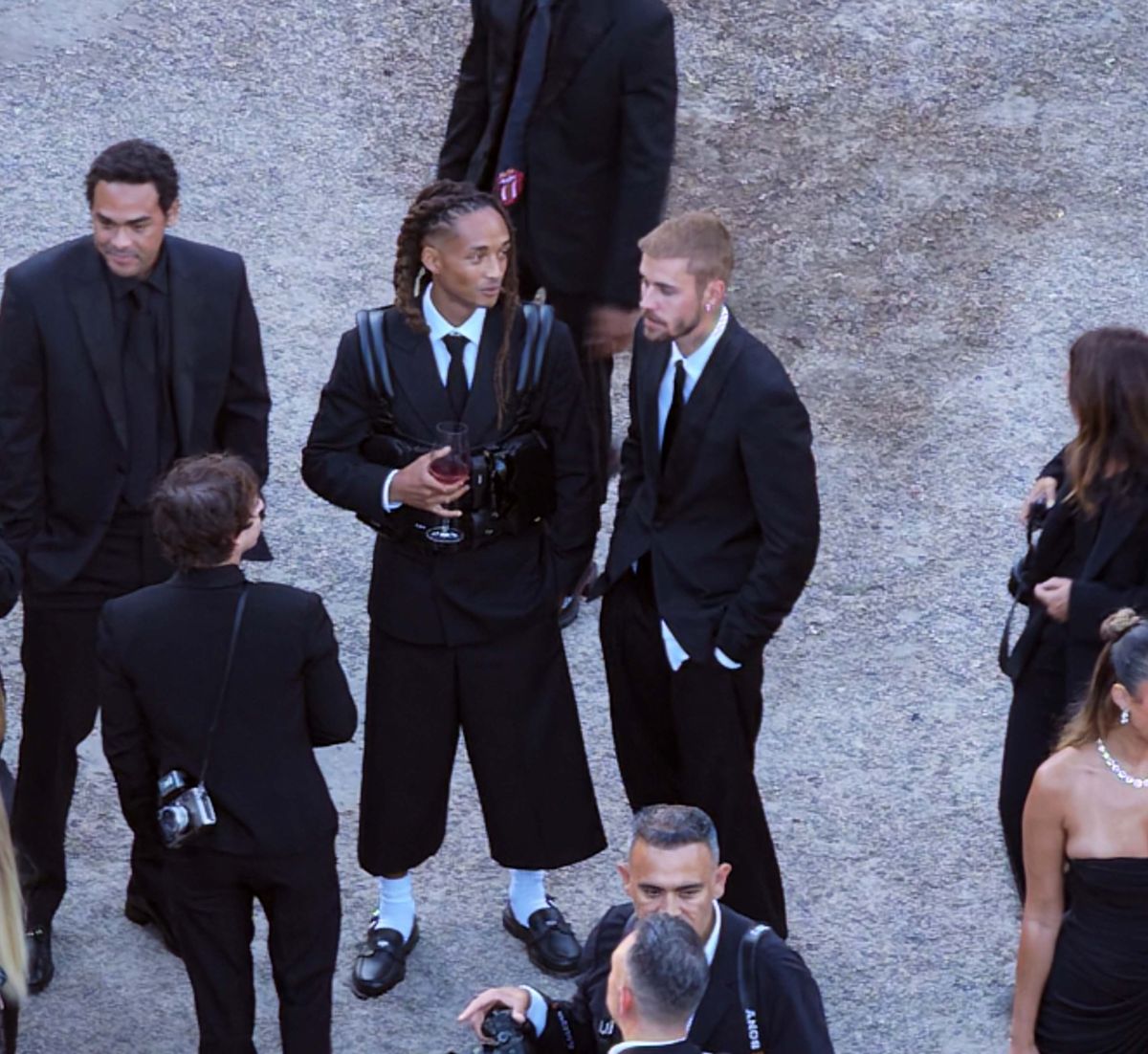 Jaden Smith and Justin Bieber were among the famous faces celebrating Jordyn Woods and Karl-Anthony Towns, alongside Hailey Bieber, Kylie Jenner, Timothée Chalamet and Michael B. Jordan.