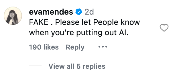 Eva checked the account