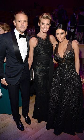 Tim McGraw, Faith Hill and Kim Kardashian
Photo: Getty Images